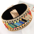 Handmade braided rope bohemian style magnetic bracelet